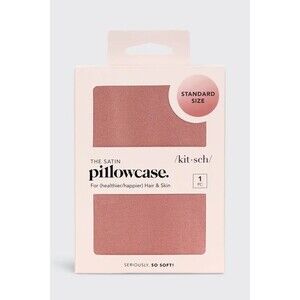 KITSCH SATIN PILLOWCASE - TERRACOTTA